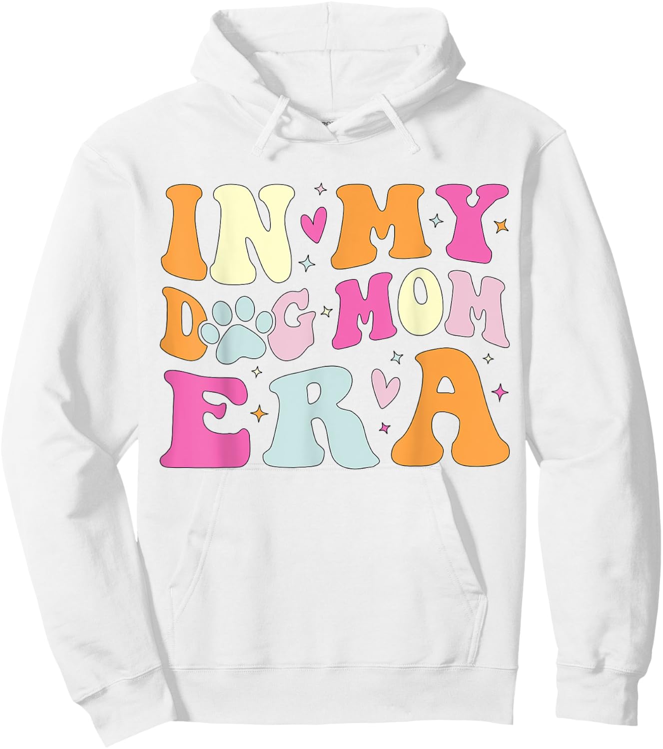 In My Dog Mom Era Cute Dog Mom Women Kids Hoodie - Hoodie | White