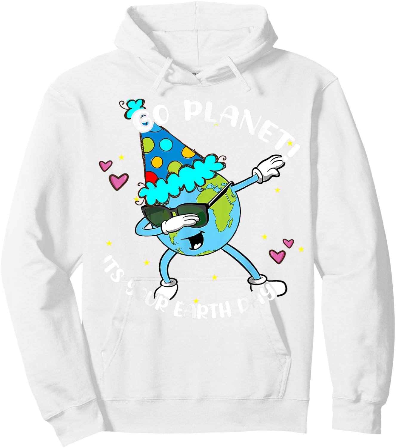 Kids Go Planet Its Your Earth Day Shirt Cute Boy Toddler Hoodie - Hoodie | White
