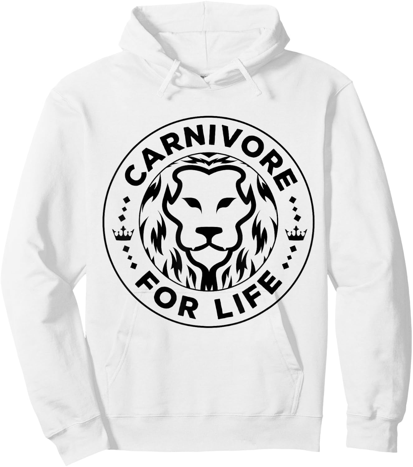 Carnivore Diet for Life Lion Carnivores Meat Ketogenic Lover Hoodie - Hoodie | White