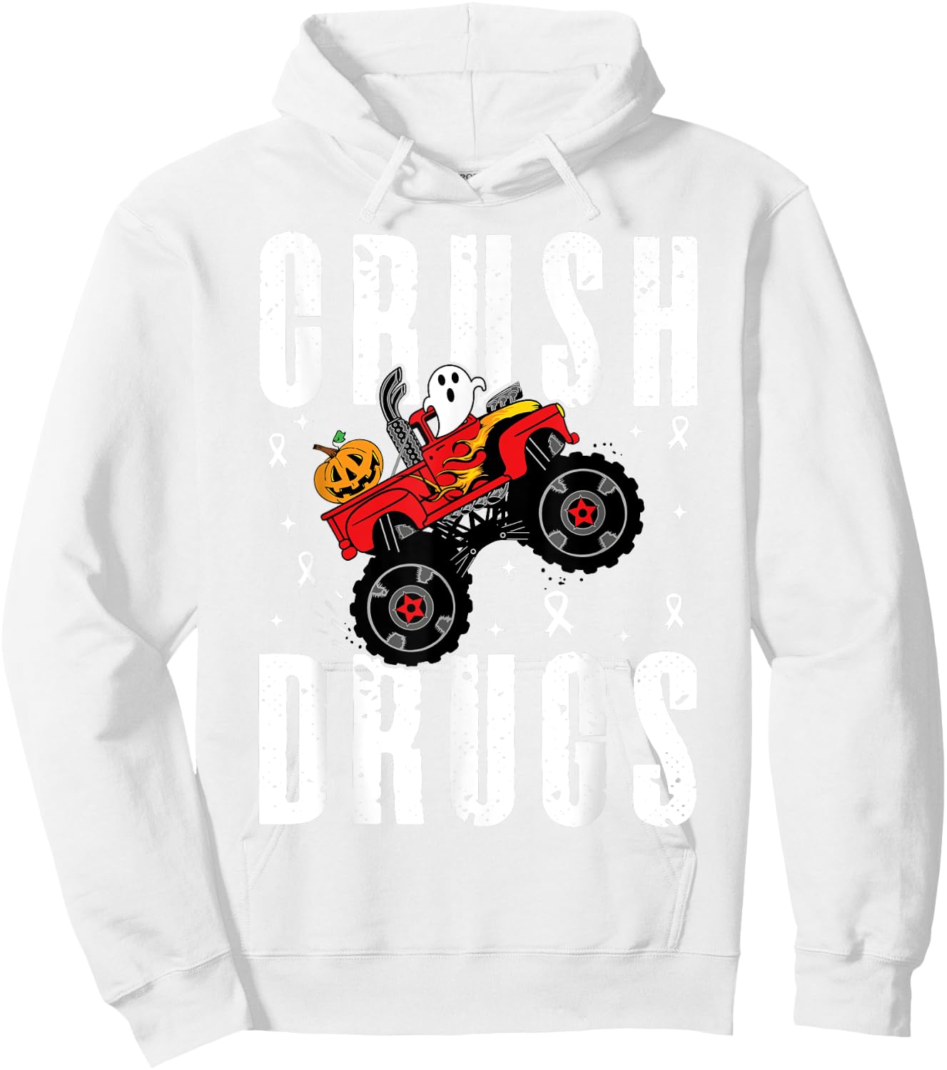 Red Ribbon Week Awareness Halloween Women Men Toddler Kids Hoodie - Hoodie | White