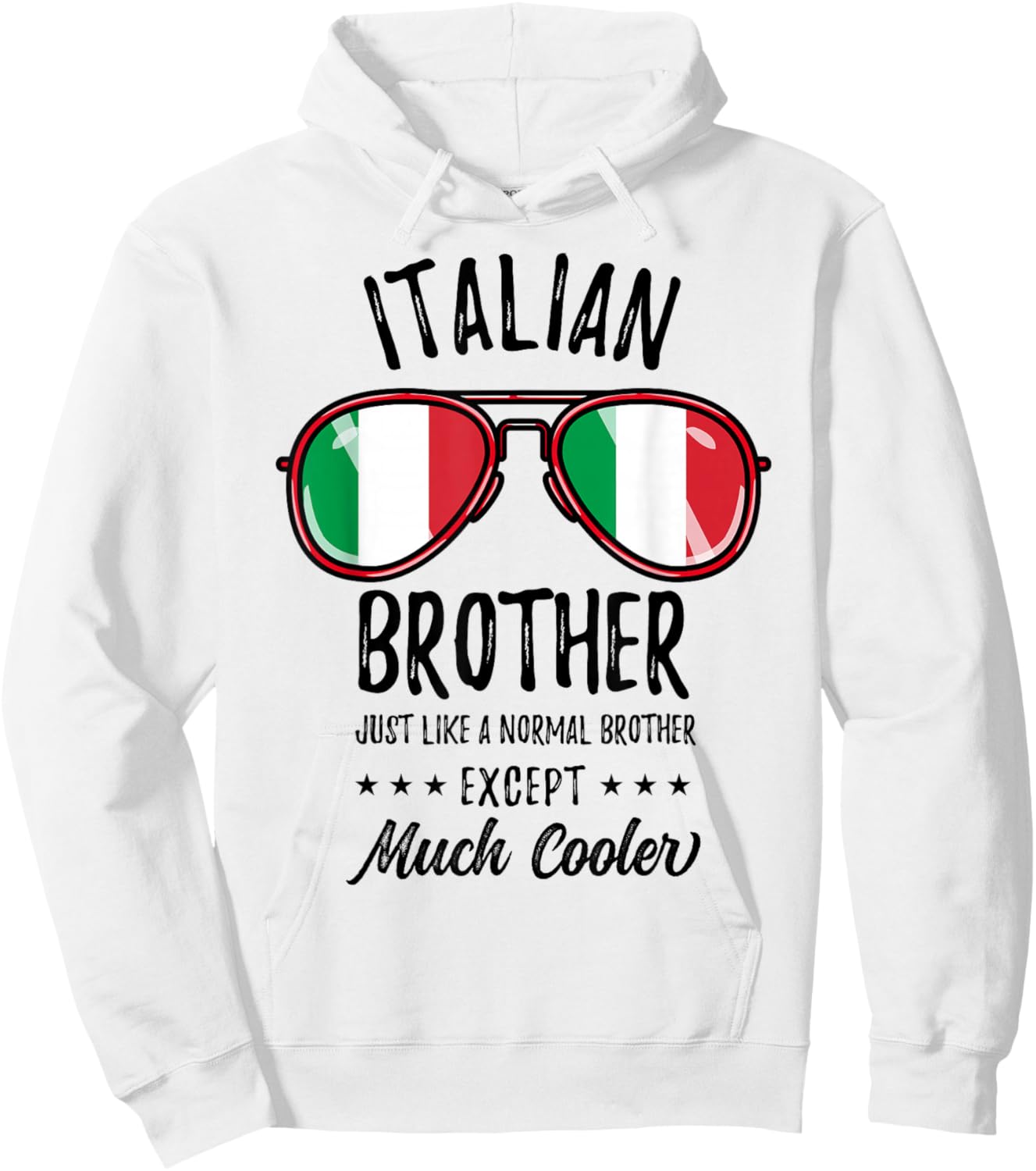 Matching Italian Brother Hoodie - Hoodie | White