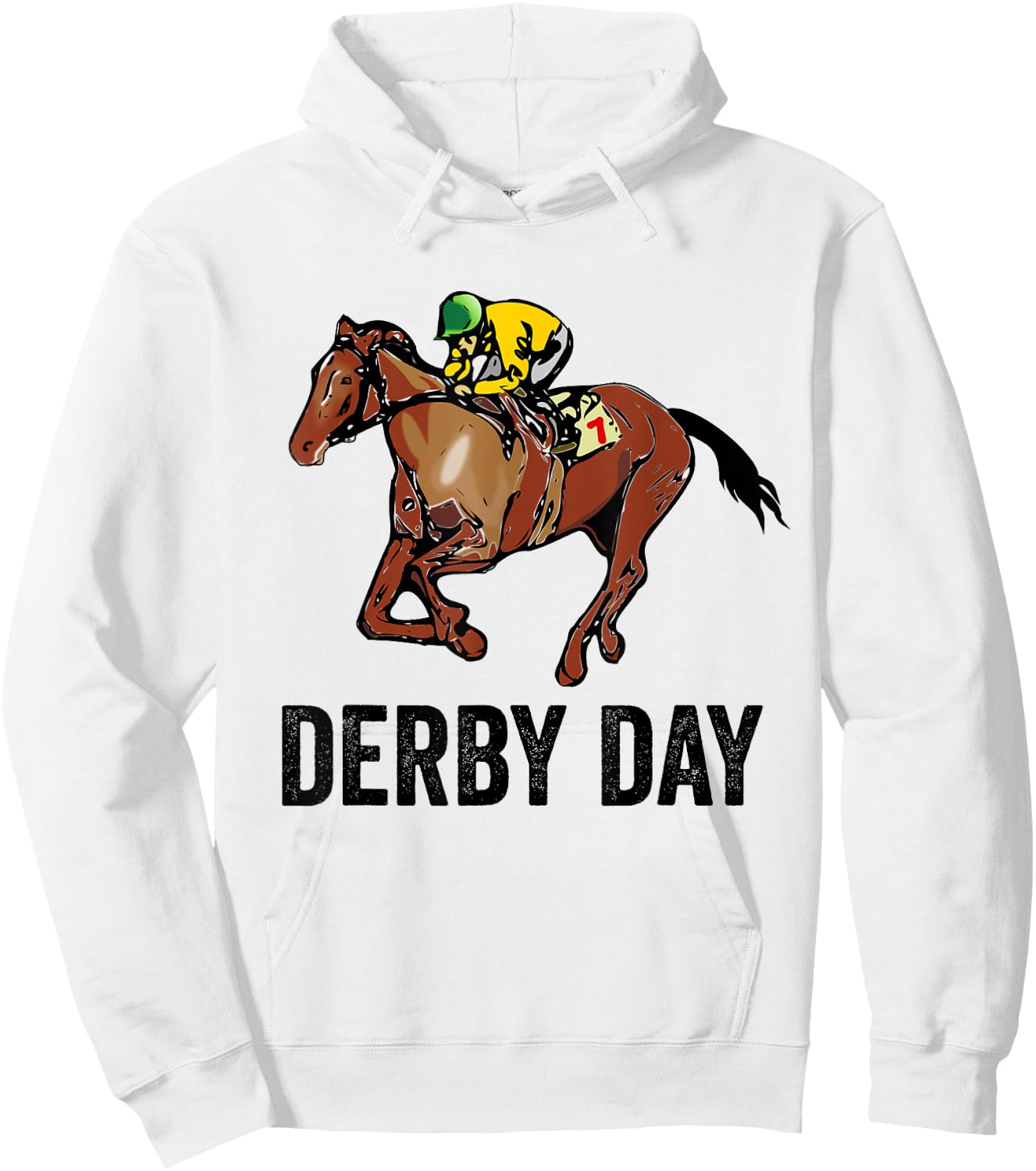 Derby Day Shirt Women Jockey Horse Racing Hoodie - Hoodie | White