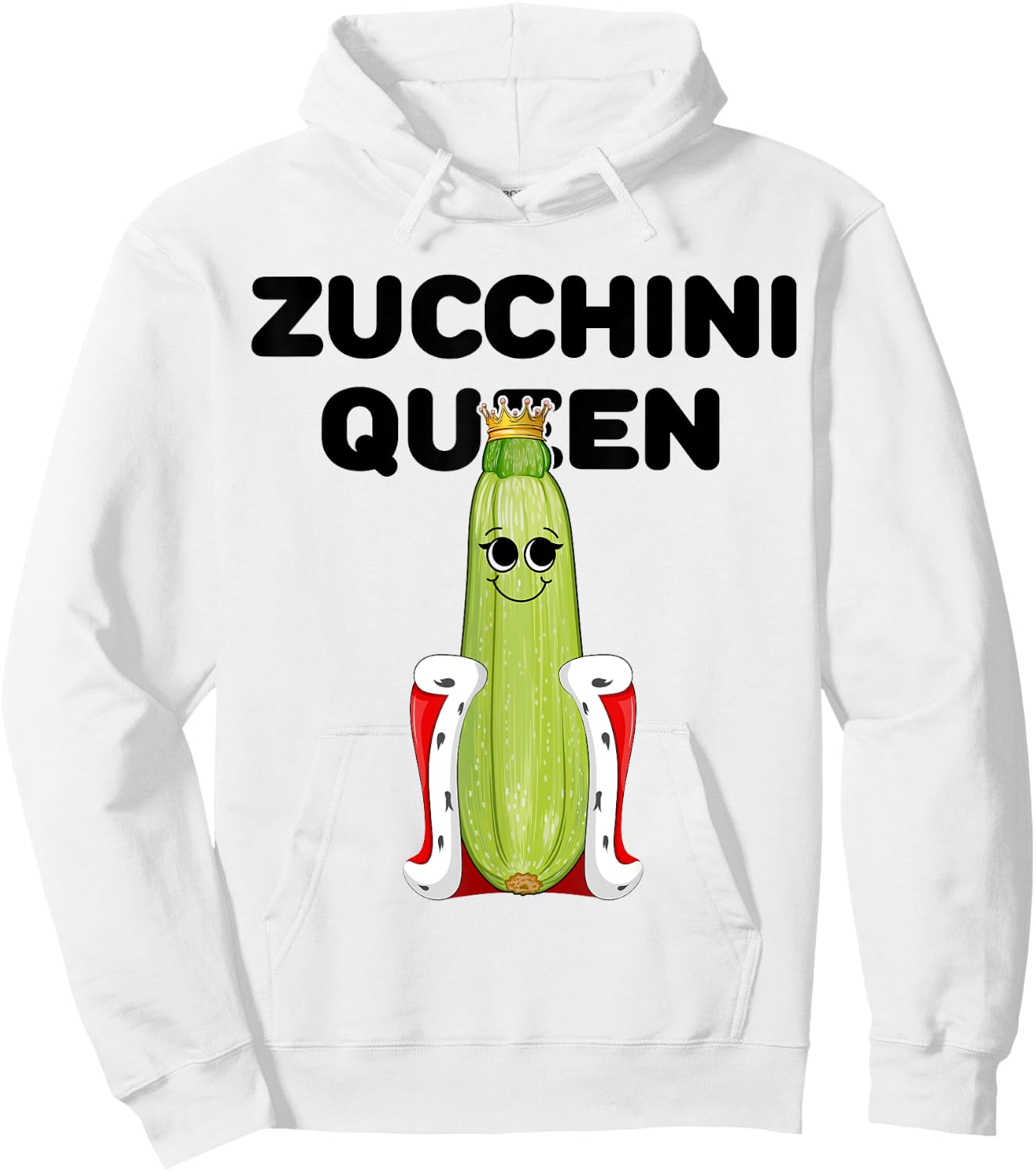 Zucchini Queen Girls Zucchini Lover | Zucchini Hoodie - Hoodie | White