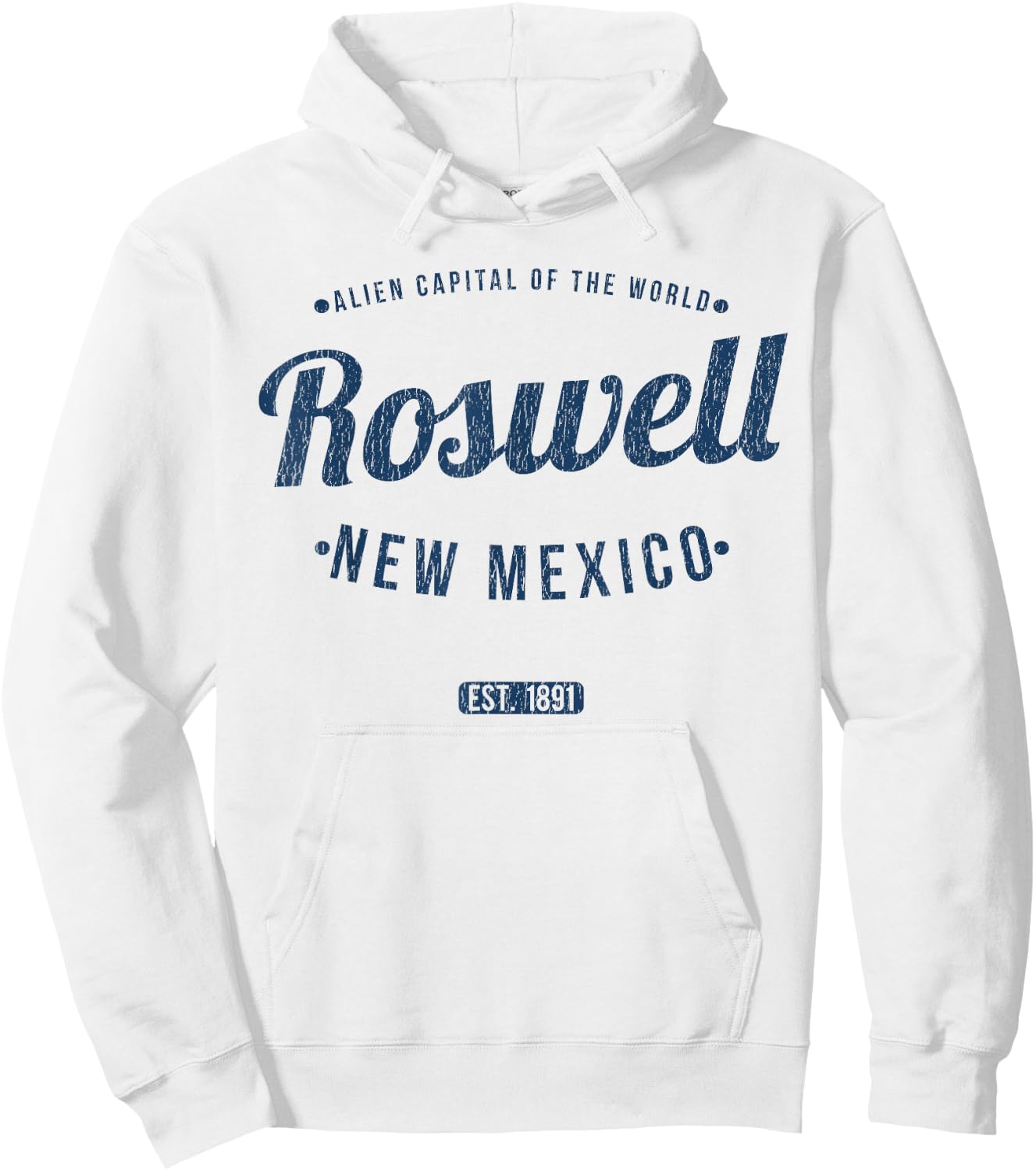 Roswell New Mexico Vintage Travel Souvenir Roswell Hoodie - Hoodie | White