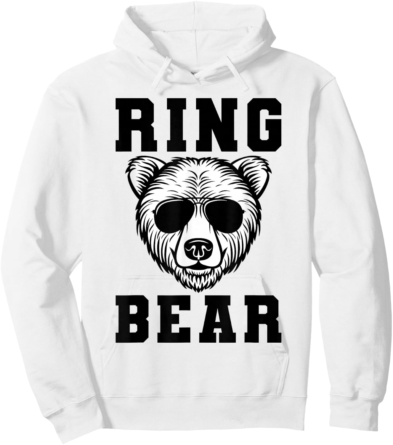 Ring Bear Ring Bear Ring Hoodie - Hoodie | White