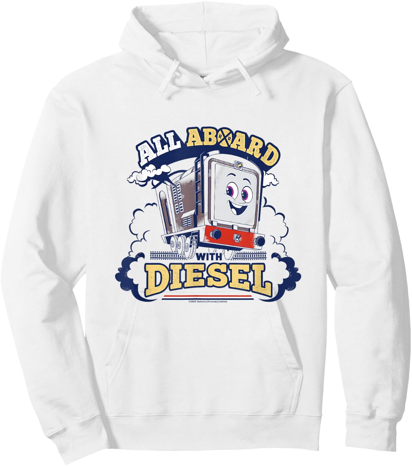 Thomas & Friends - All on Board with Diesel Hoodie - Hoodie | White