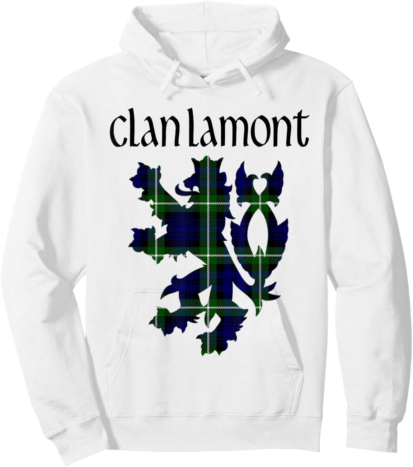 Clan Lamont Tartan Scottish Family Name Scotland Pride Hoodie - Hoodie | White