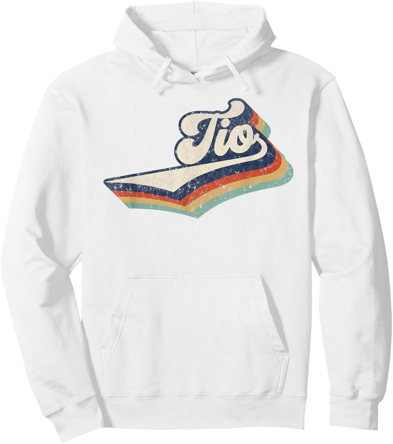 Retro Cute Tio Best Tio Ever Birthday Idea Hoodie - Hoodie | White