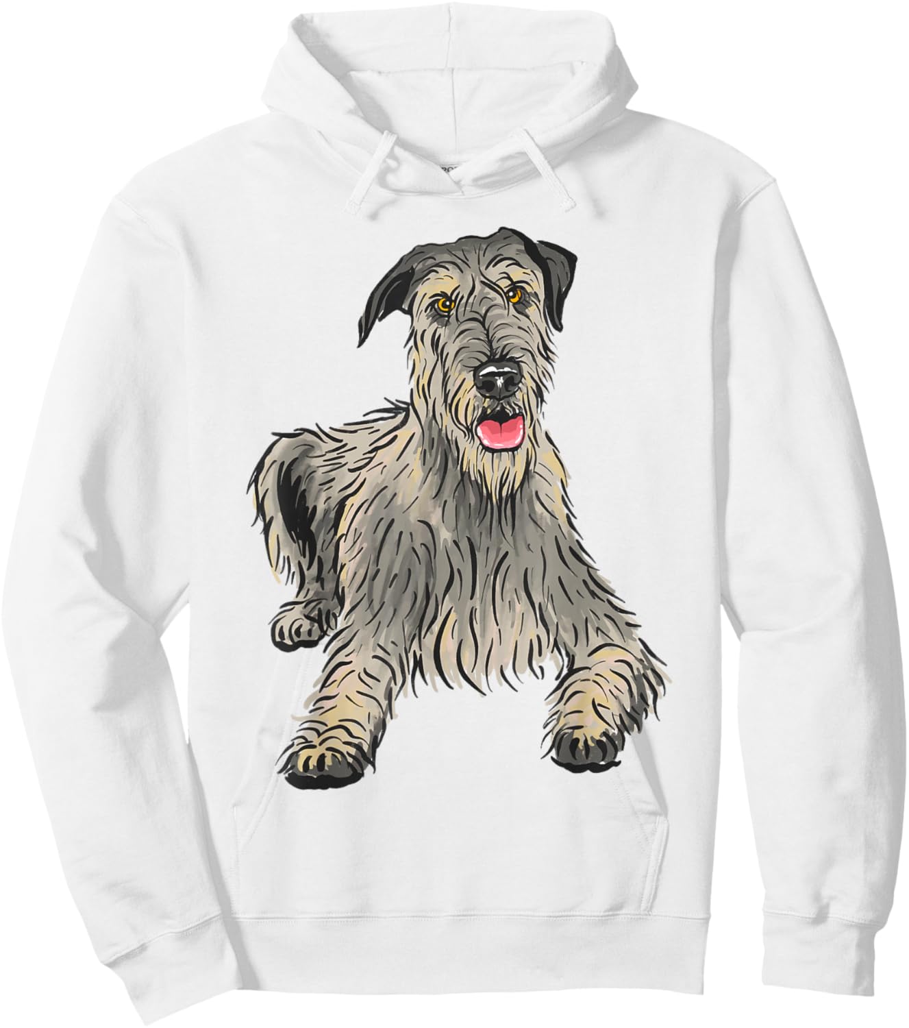 Irish Wolfhound Hoodie - Hoodie | White