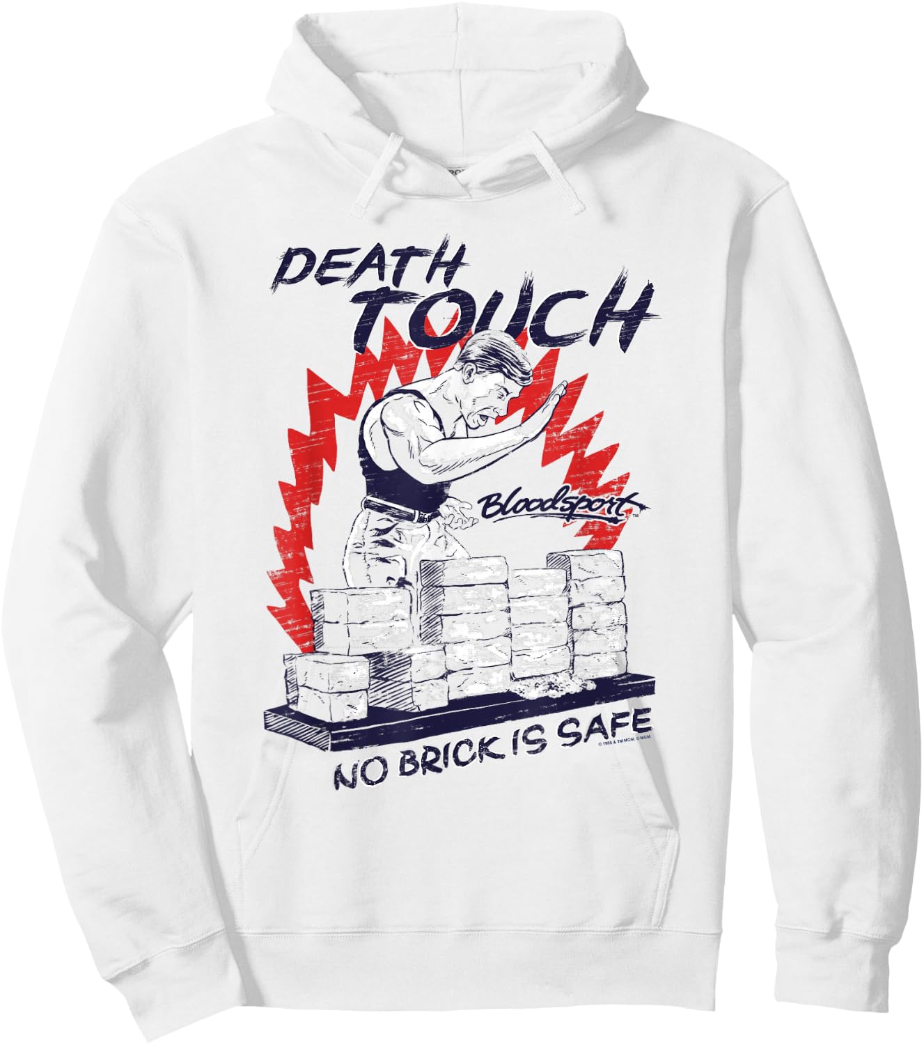 Bloodsport Death Touch Hoodie - Hoodie | White