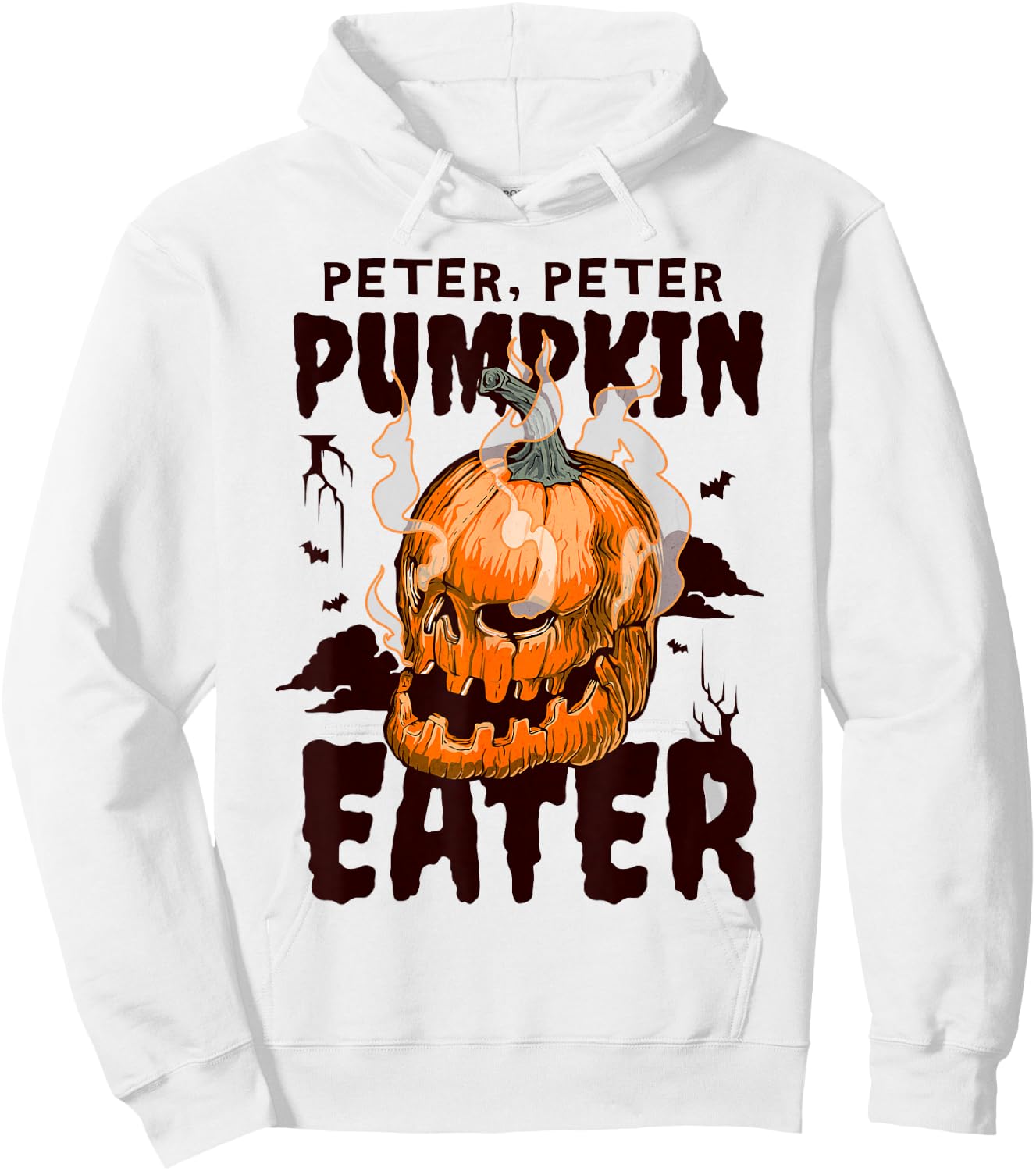 Spooky Halloween Cooking Peter Pumpkin Eater Hoodie - Hoodie | White