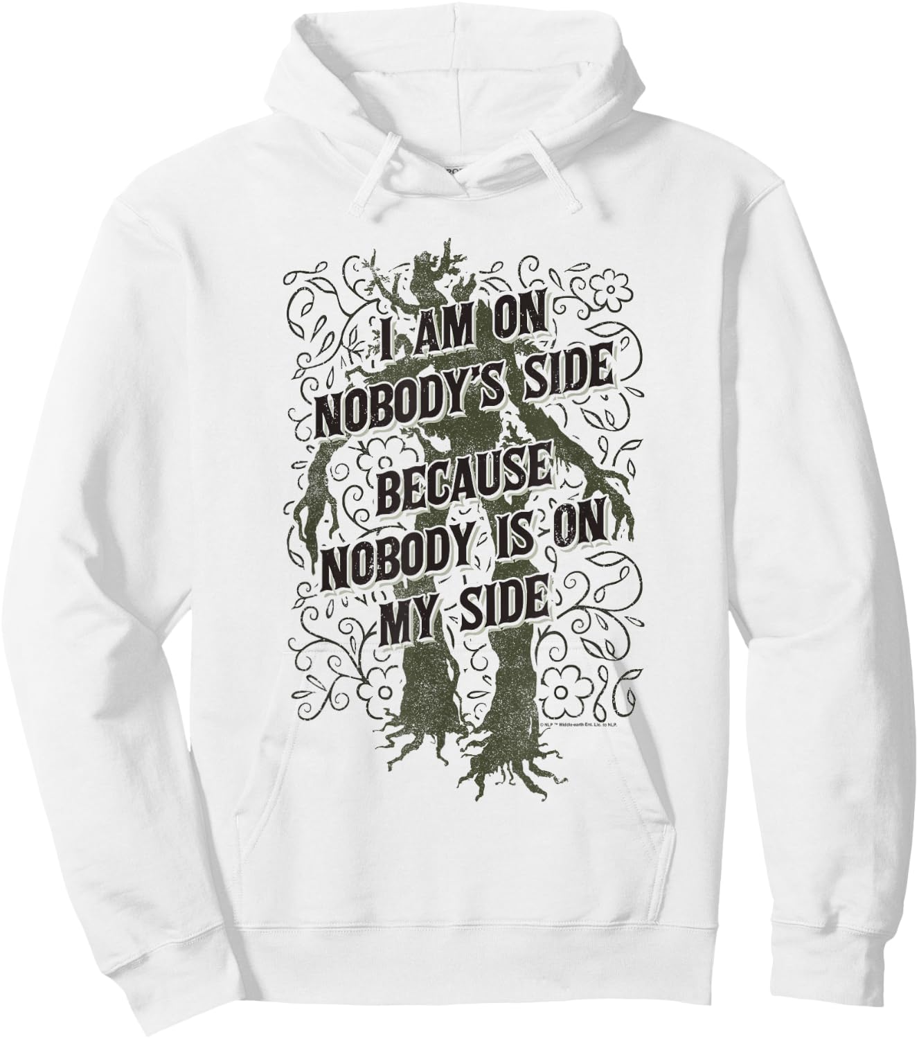 The Lord of the Rings: The Two Towers Treebeard No Ones Side Hoodie - Hoodie | White