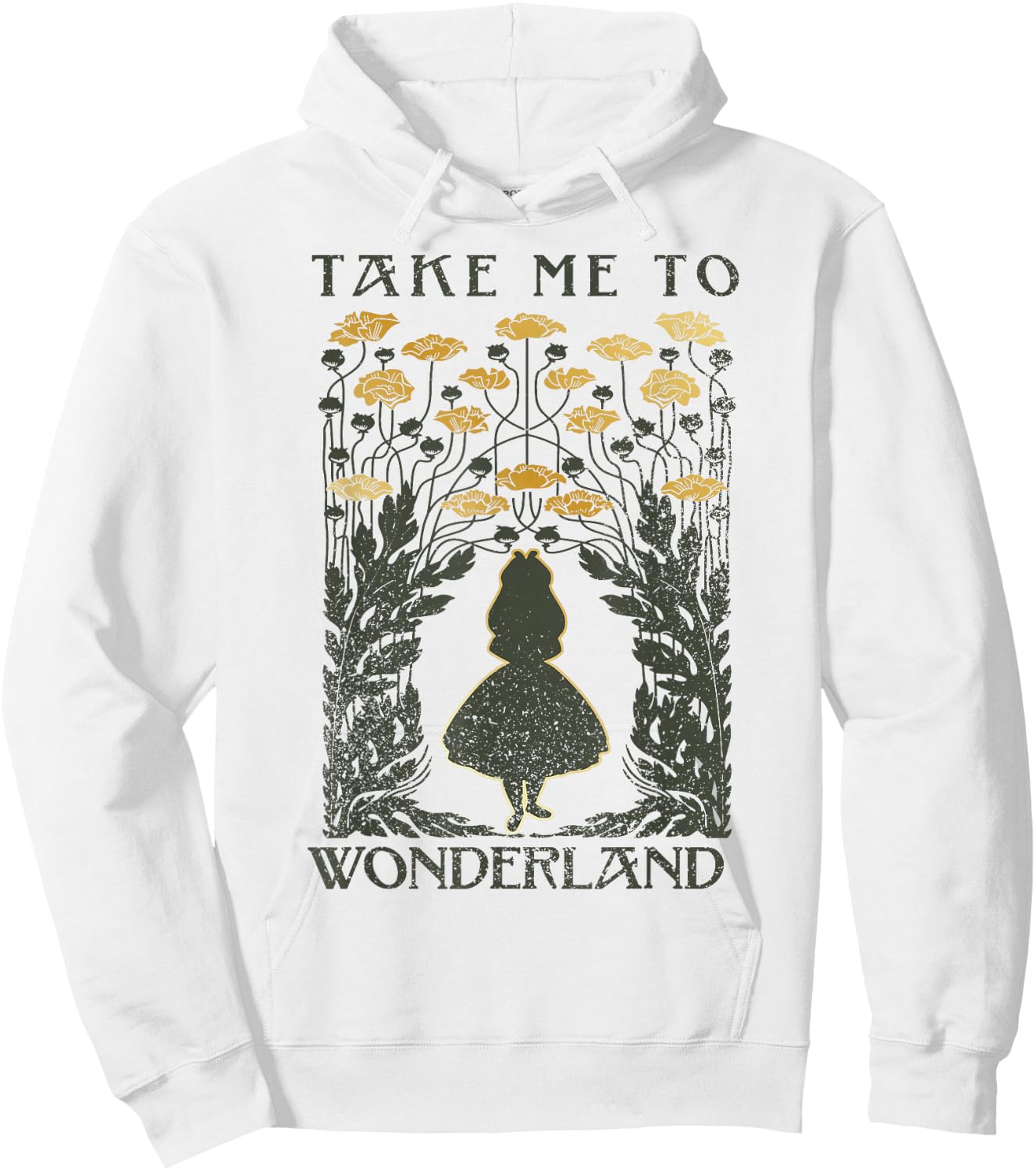 Disney Alice in Wonderland Take Me to Wonderland Hoodie - Hoodie | White