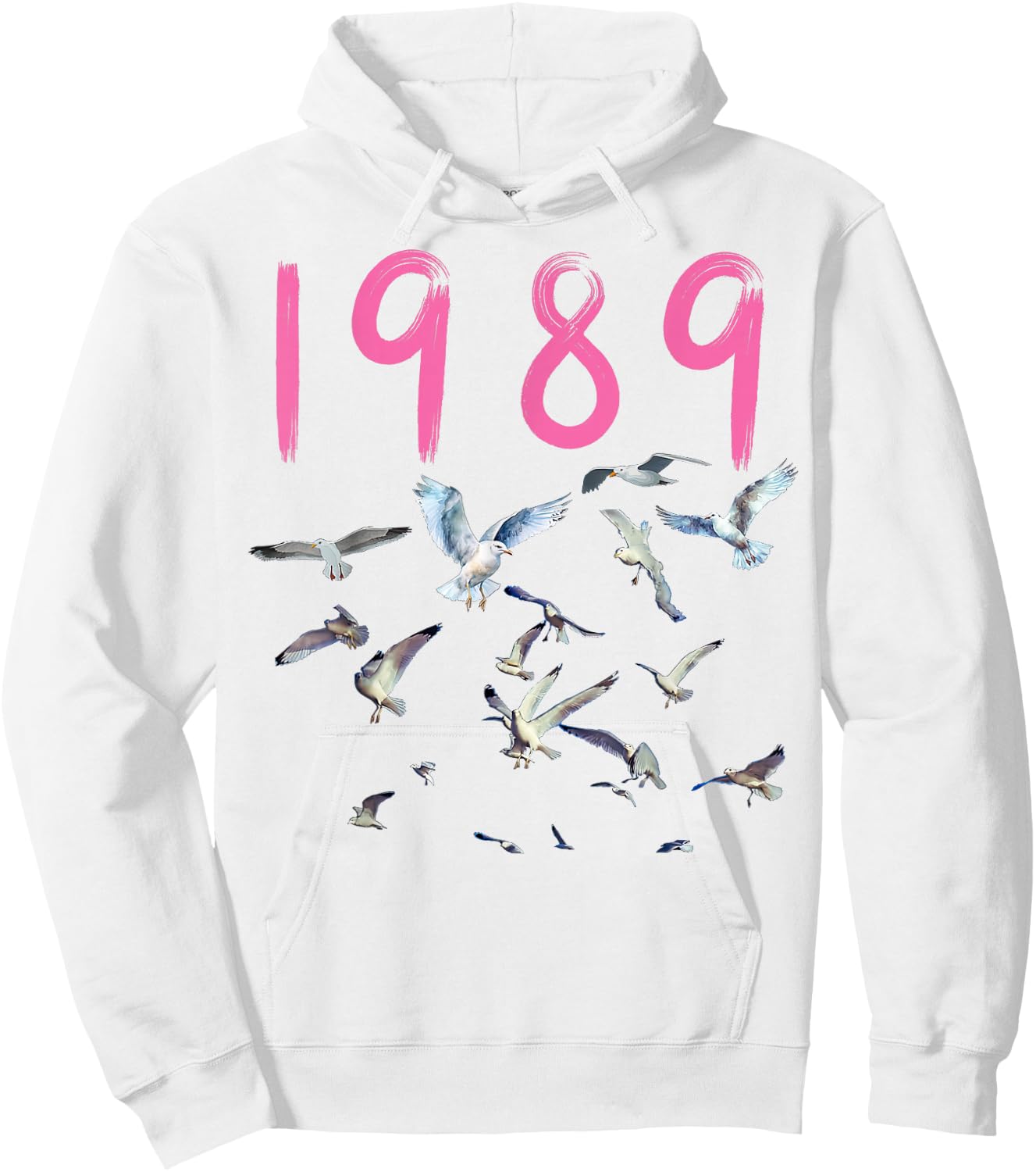 Seagull in the Sky 1989 Hoodie - Hoodie | White