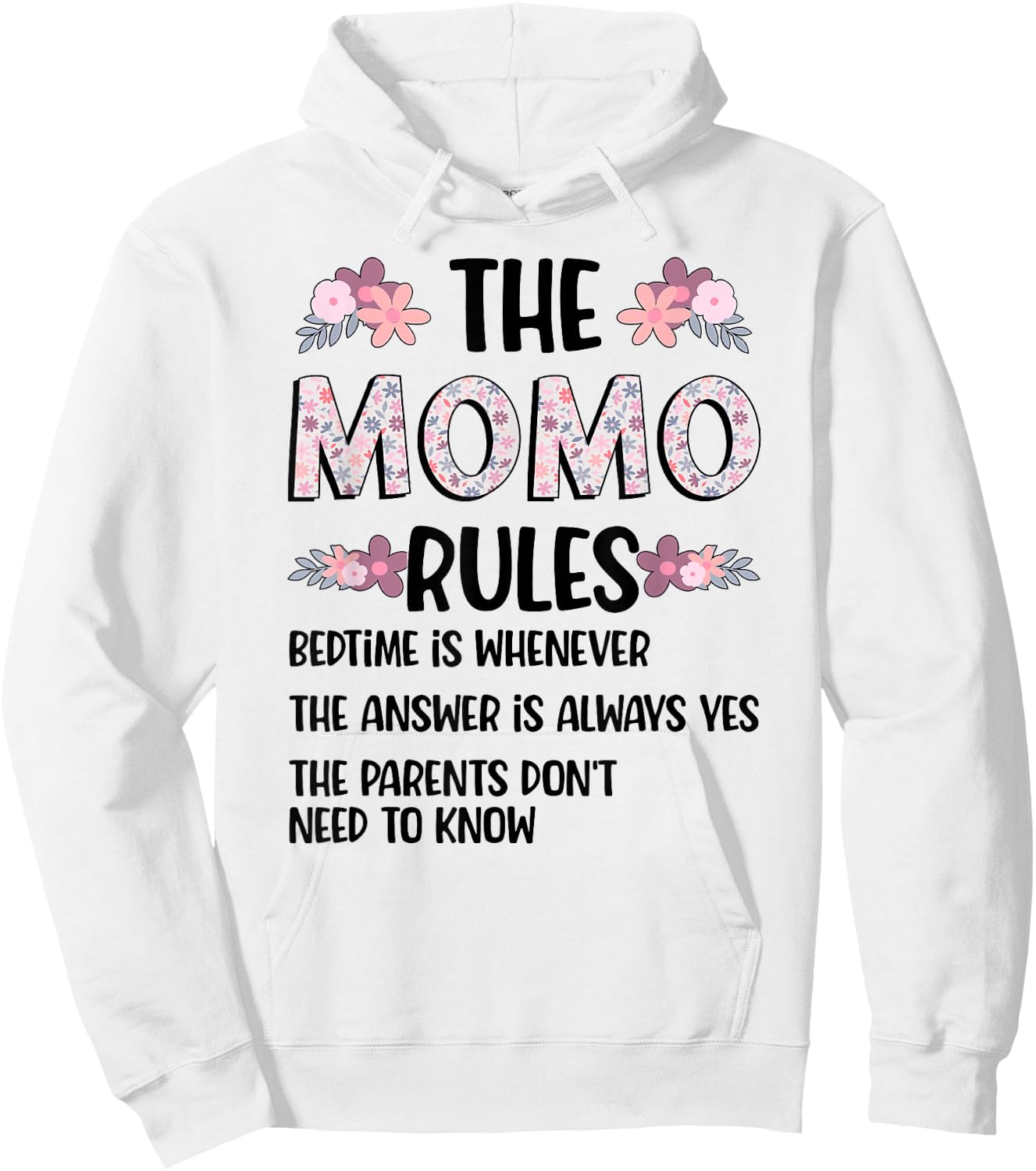 Momo Grandma Rules Momo Grandmother Hoodie - Hoodie | White
