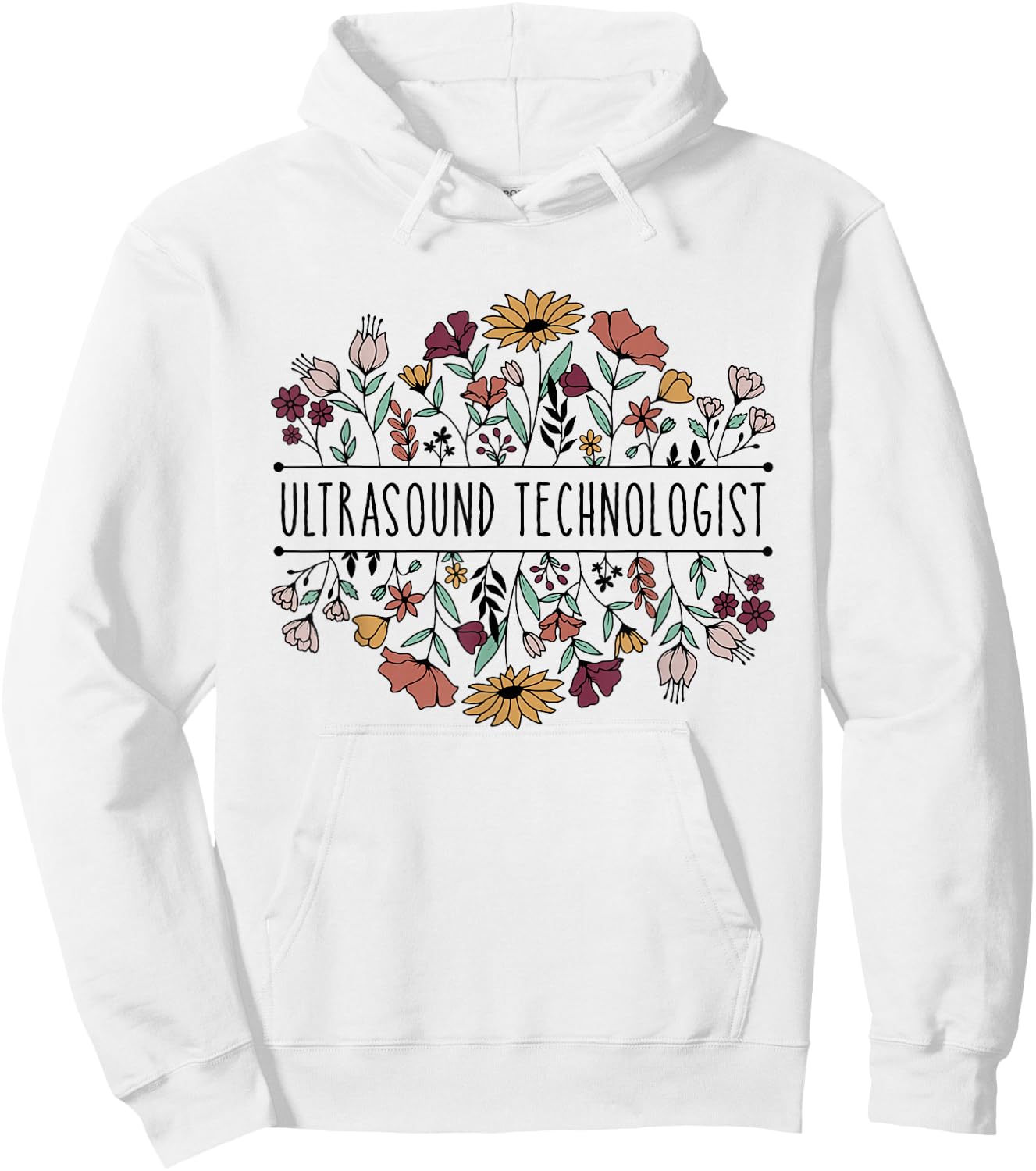 Ultrasound Technologist Sonography Ultrasound Tech Hoodie - Hoodie | White