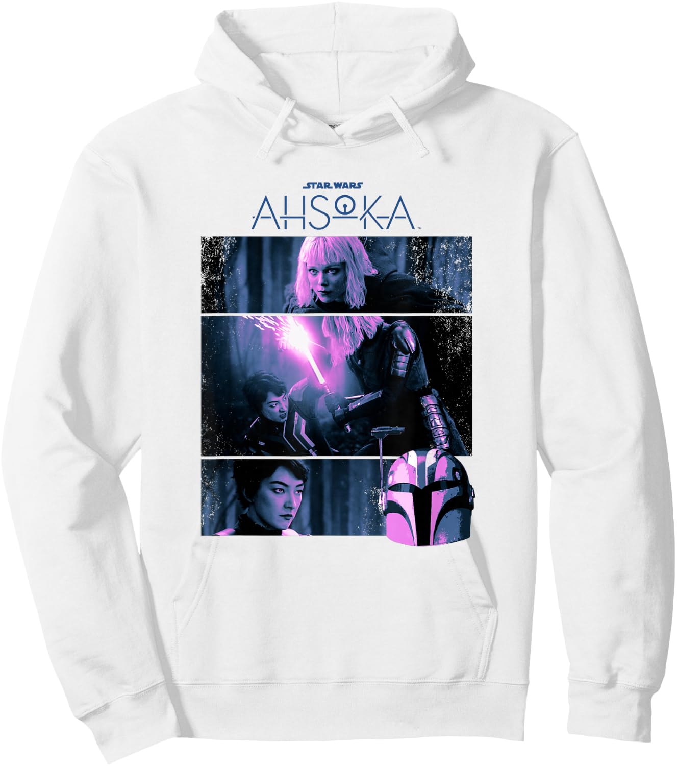 Star Wars: Ahsoka Sabine Wren vs. Shin Hati Battle Panels Hoodie - Hoodie | White