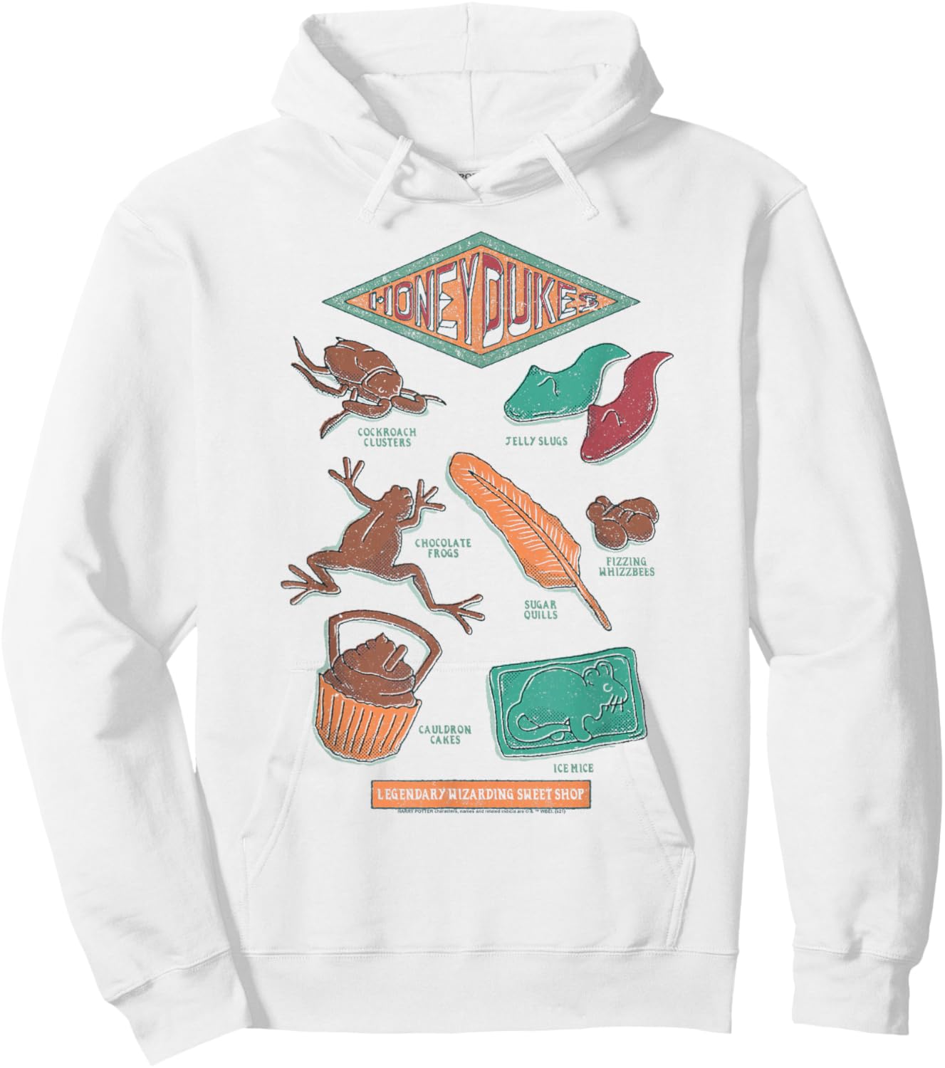 Harry Potter Honey Dukes Products Sweet Shop Vintage Hoodie - Hoodie | White