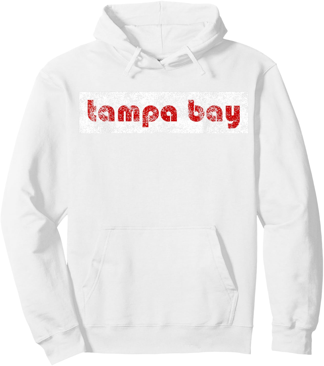 Tampa Bay Florida Retro Vintage Weathered Throwback Hoodie - Hoodie | White