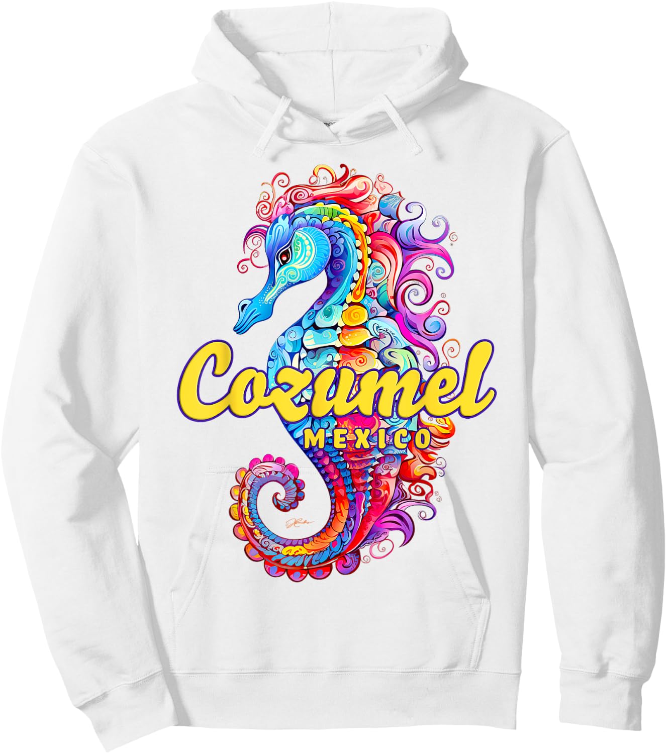 JCombs: Cozumel, Mexico, Seahorse Beach Men Women Kids Hoodie - Hoodie | White