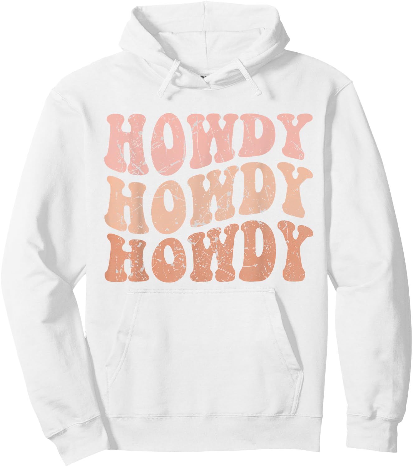 Vintage Howdy Western Life Rodeo Country Music Cowgirls Hoodie - Hoodie | White