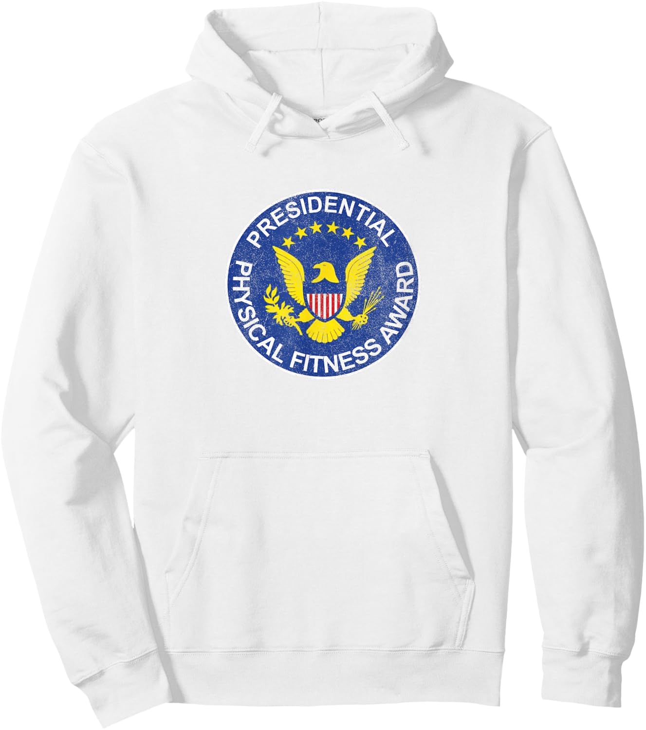 Presidential Physical Fitness Award Retro Old School Classic Hoodie - Hoodie | White