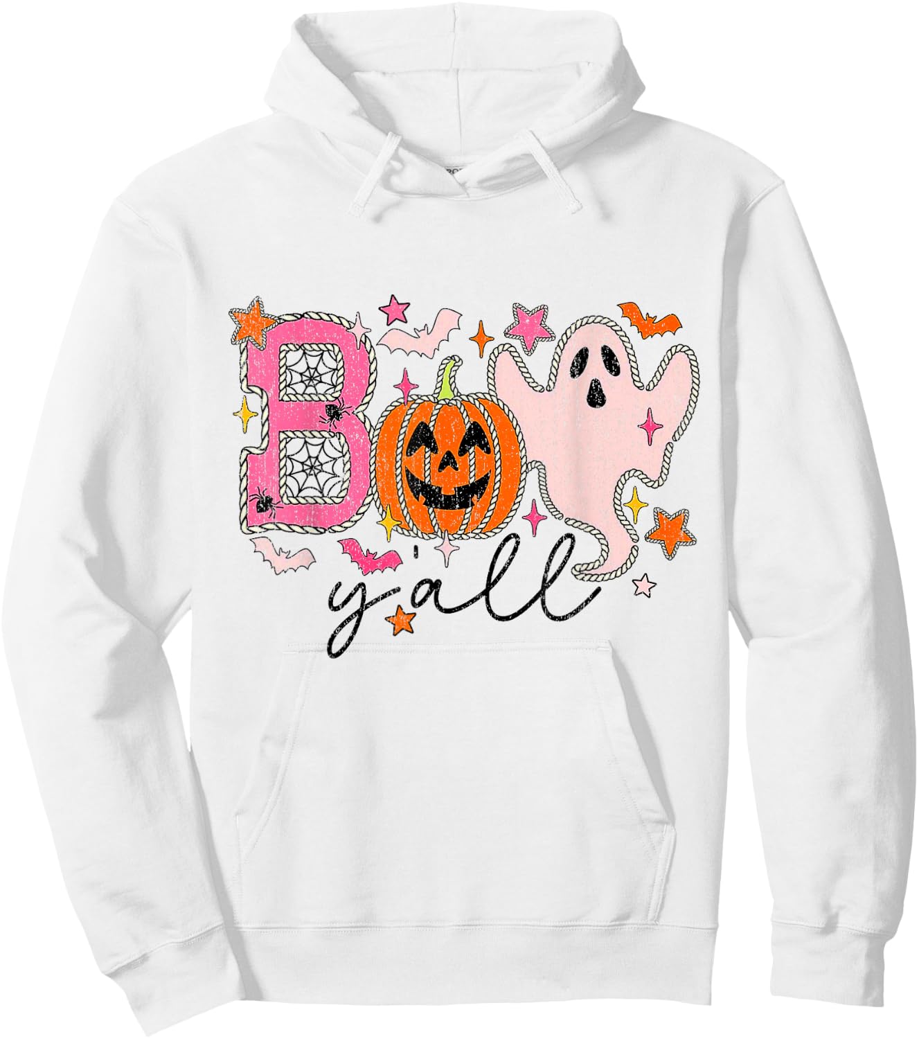 Boo Yall Boo Yall Halloween Family Halloween Matc Hoodie - Hoodie | White