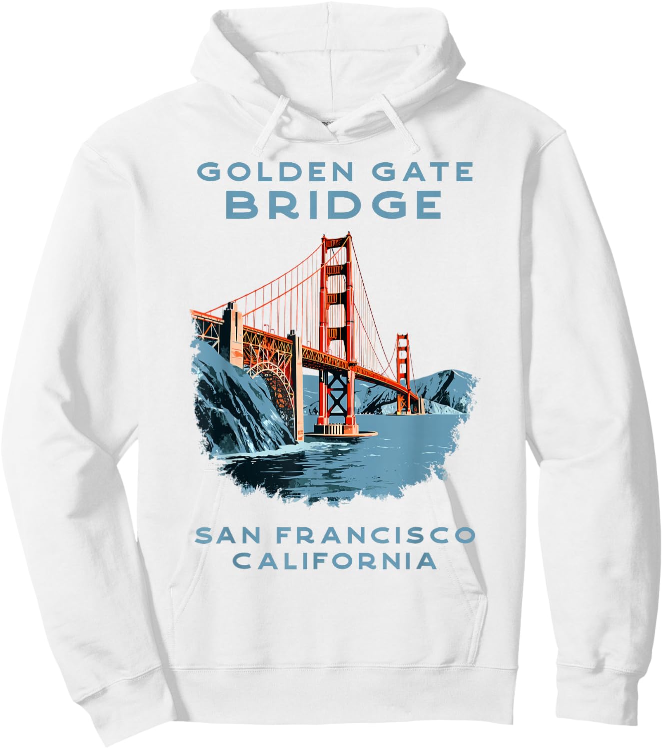 Golden Gate Bridge San Francisco Bay Area Hoodie - Hoodie | White
