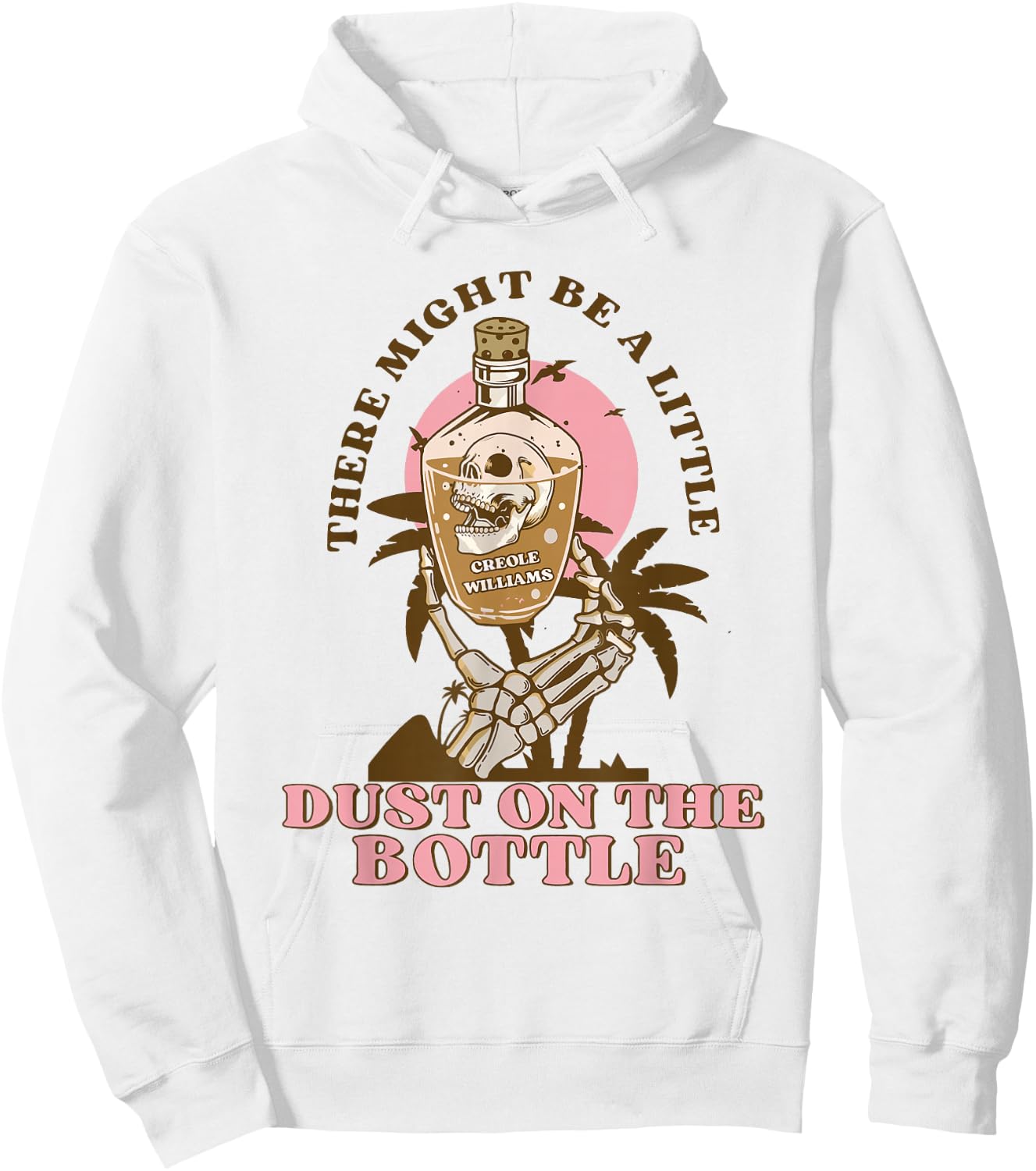 Dust On The Bottle Funny Vintage Summer Halloween Vibes Women Hoodie - Hoodie | White