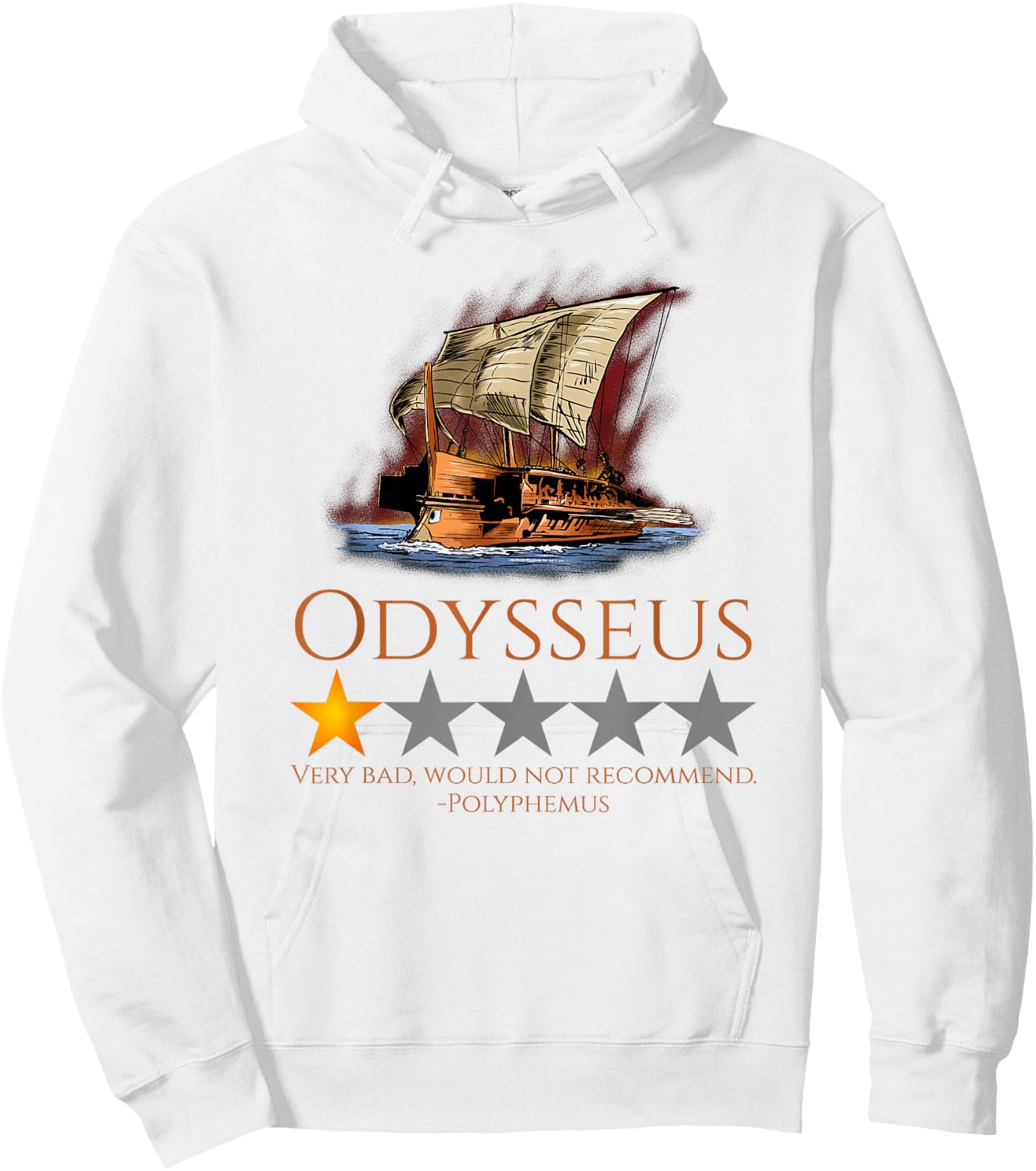 Odysseus - Ancient Greek Mythology Meme - The Odyssey Hoodie - Hoodie | White
