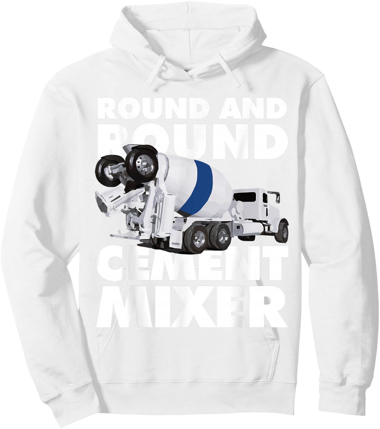 Cement Mixer Hoodie - Hoodie | White