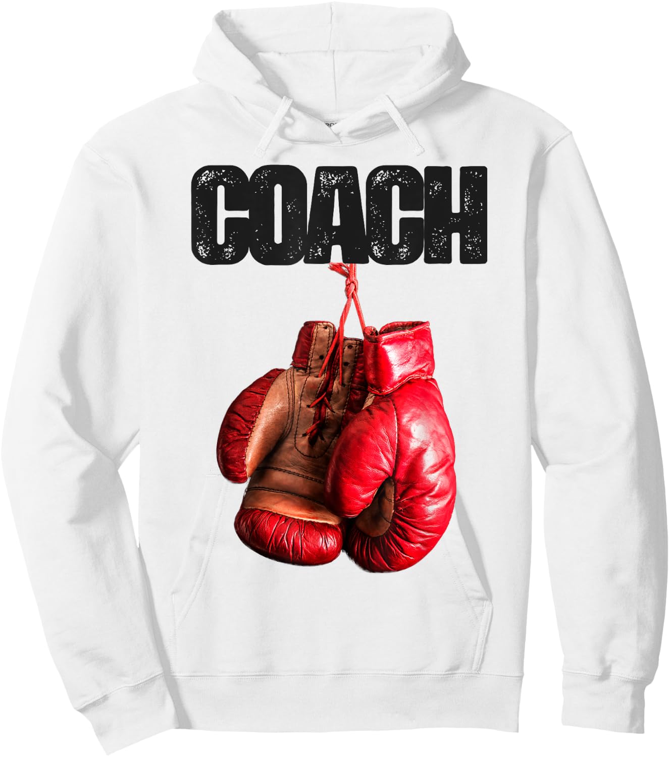 Funny Boxing Coach Hoodie - Hoodie | White