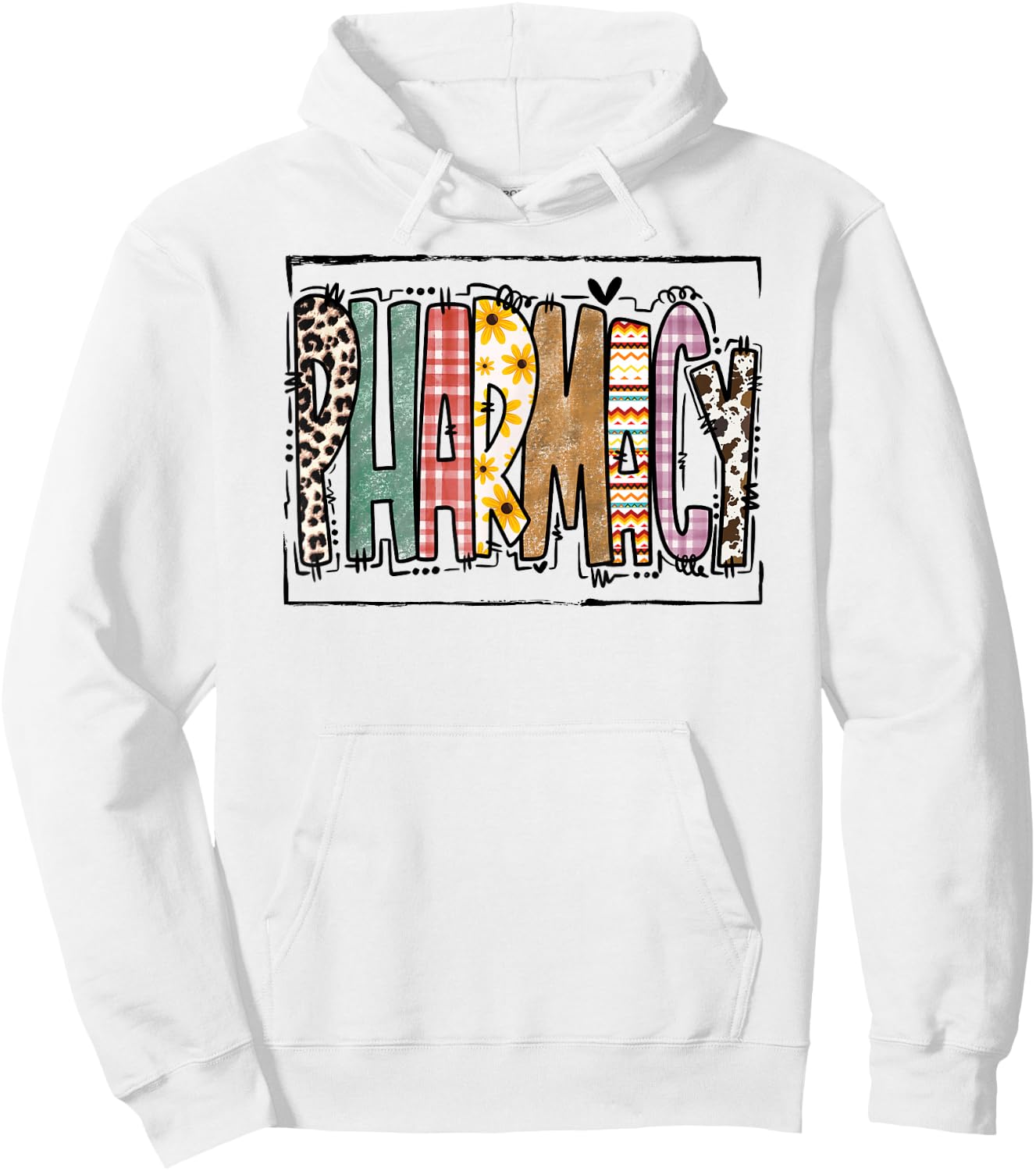 Pharmacy Fall Phamacist Healthcare Worker Autumn Funny Hoodie - Hoodie | White
