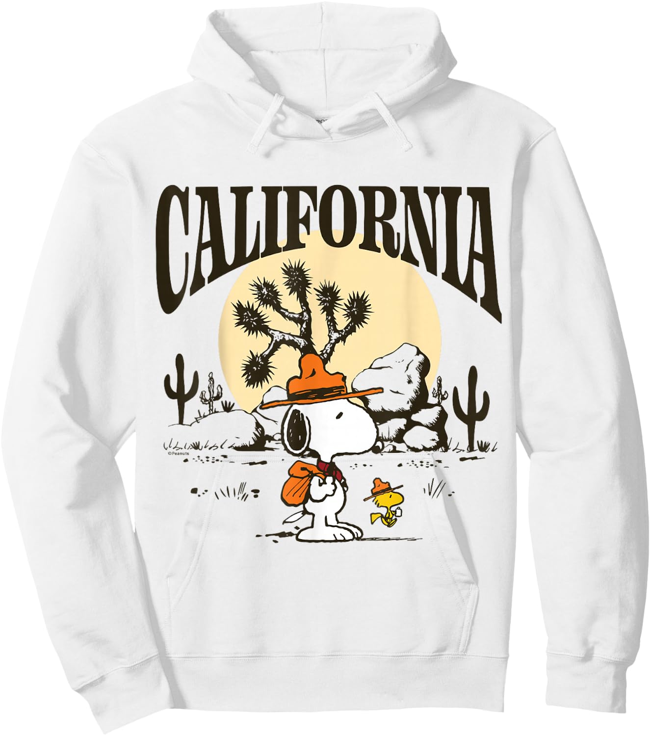 Peanuts - Snoopy Beagle Scout California Hoodie - Hoodie | White