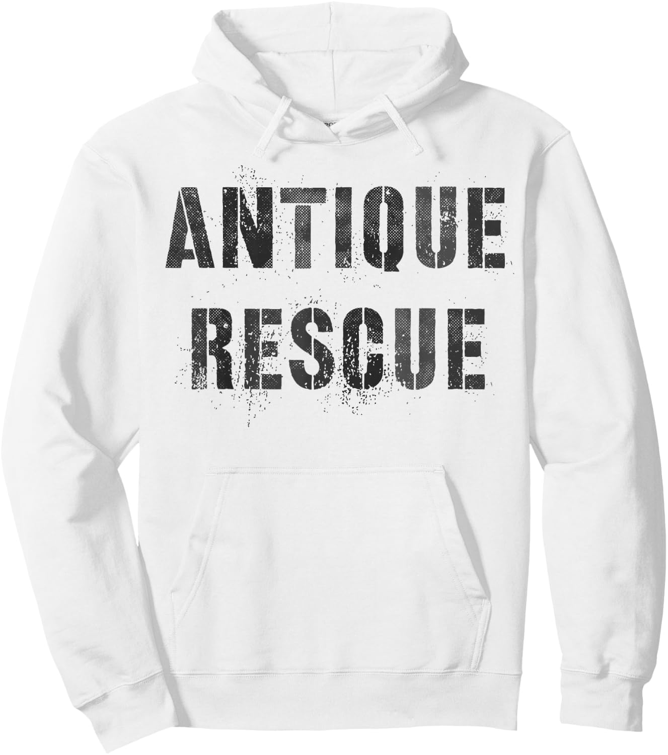 Funny ANTIQUE RESCUE Antiquarian Collectors of Antiquities Hoodie - Hoodie | White
