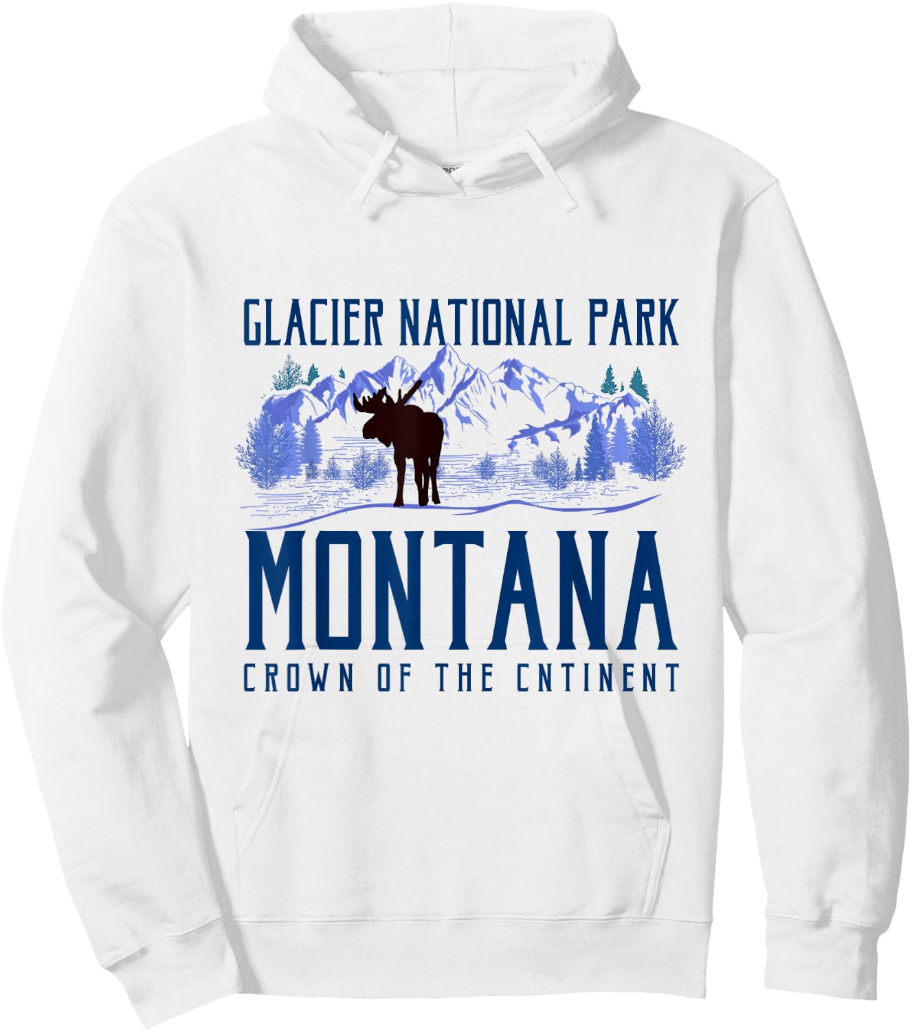 Glacier National Park Shirt Montana Shirt For Hikers Hoodie - Hoodie | White