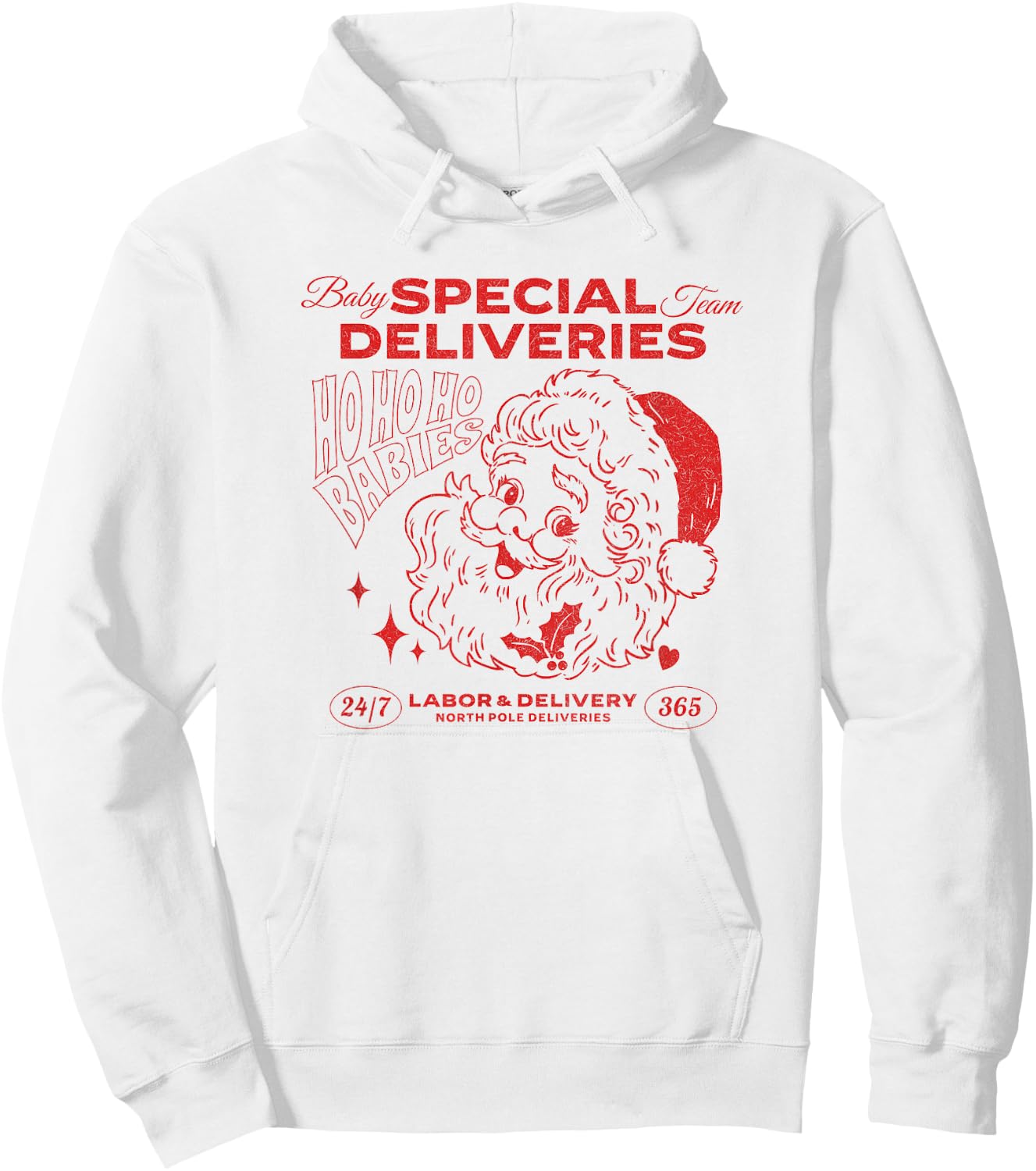 Special Deliveries, Labor and Delivery Christmas Hoodie - Hoodie | White