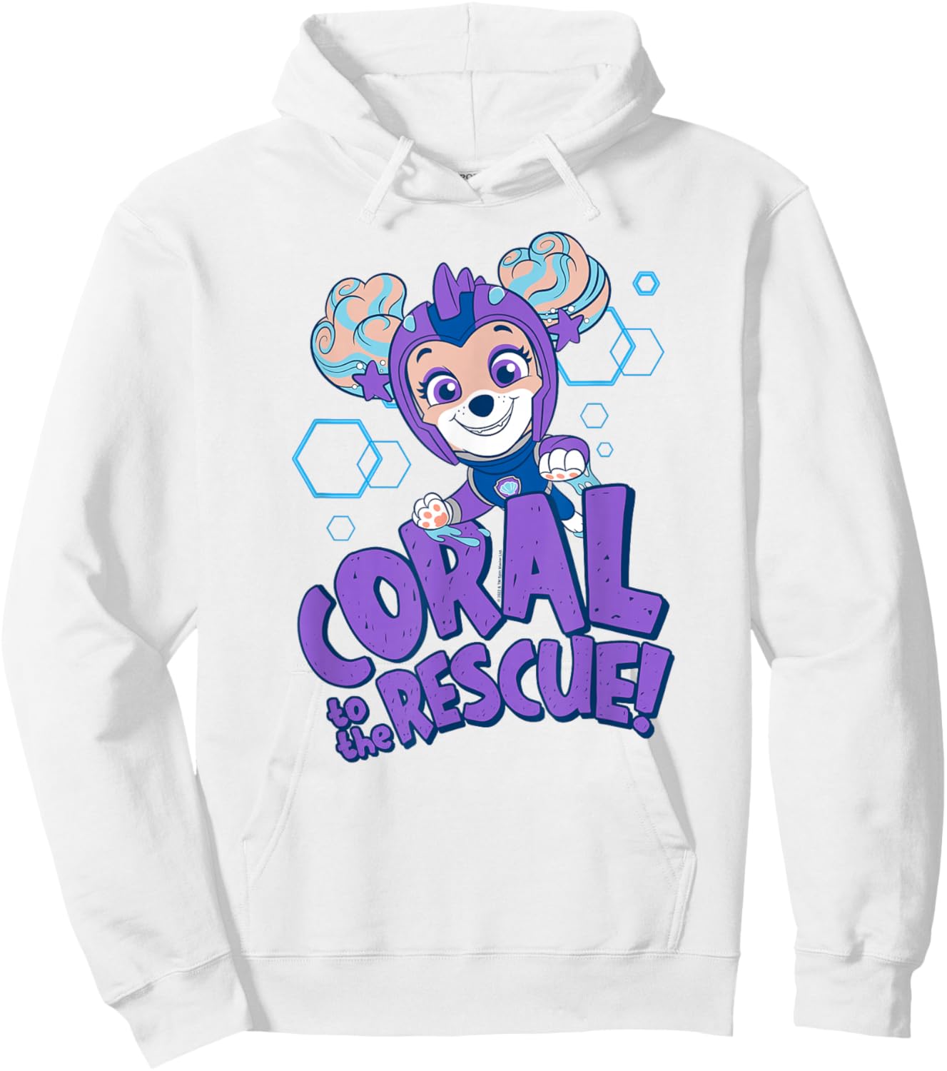 PAW Patrol Aqua Pups Coral to The Rescue Hoodie - Hoodie | White