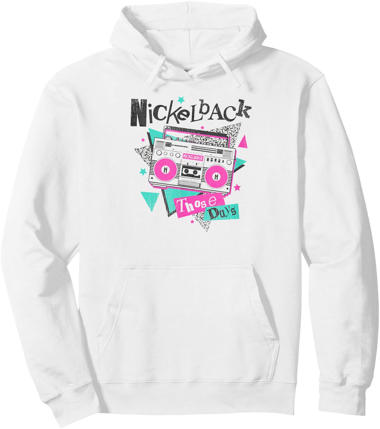 Nickelback Boom Box Those Days Hoodie - Hoodie | White