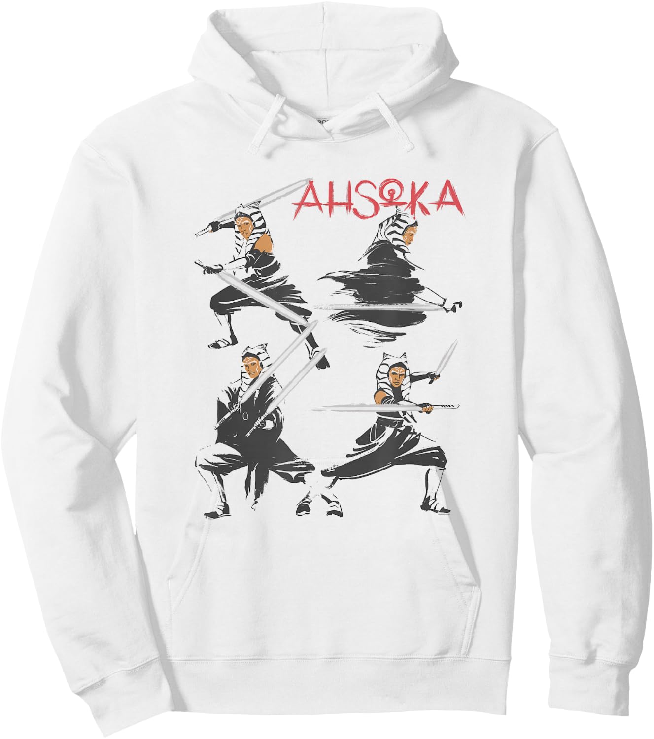 Star Wars: Ahsoka Tano Stance Square Smash Up Hoodie - Hoodie | White