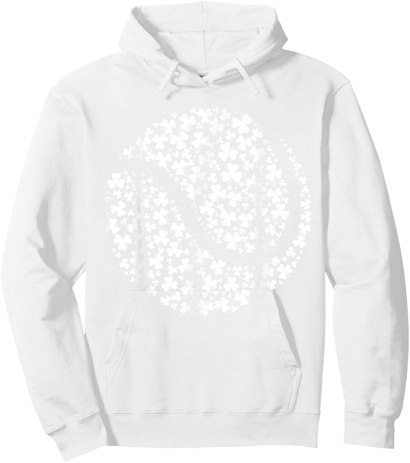 Funny Shamrock Tennis Ball St. Patrick's Day Irish Men Boys Hoodie - Hoodie | White