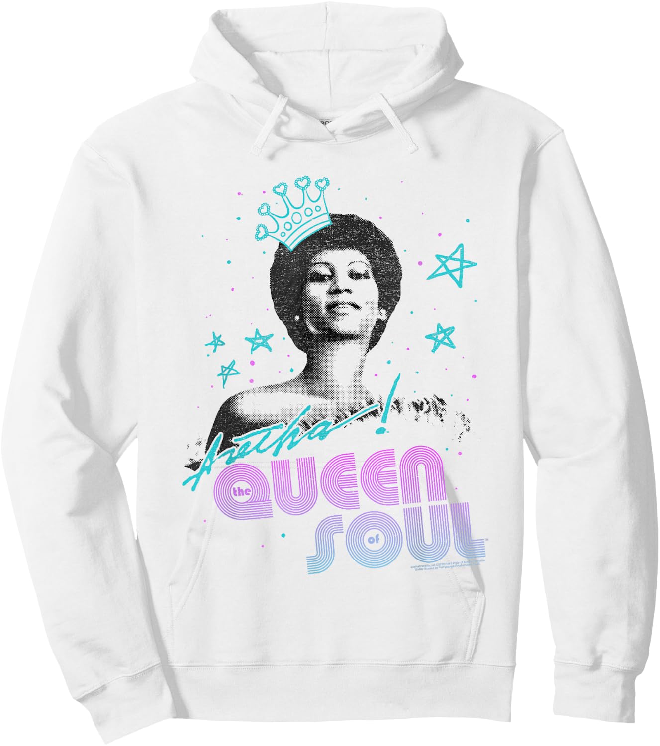 Aretha Franklin Queen of Soul Hoodie - Hoodie | White