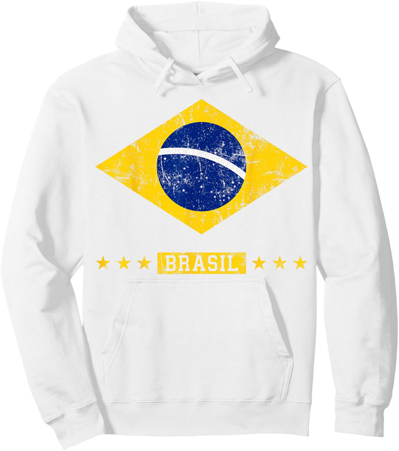 Brazil T Shirt Women Men Kids Brasil Brazilian Flag Green Hoodie - Hoodie | White