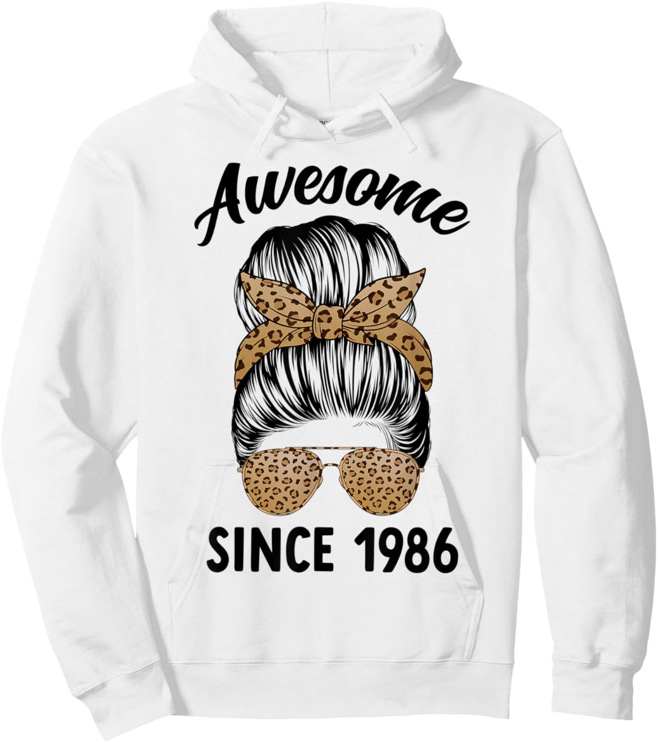 Awesome Since 1986 Women 37 Years Old 37th Birthday Hoodie - Hoodie | White