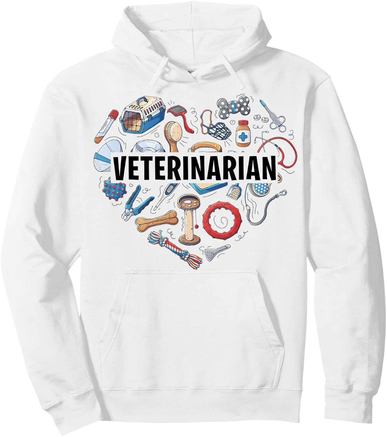 Future Veterinarian Vet Tech Student Veterinarian Graduation Hoodie - Hoodie | White
