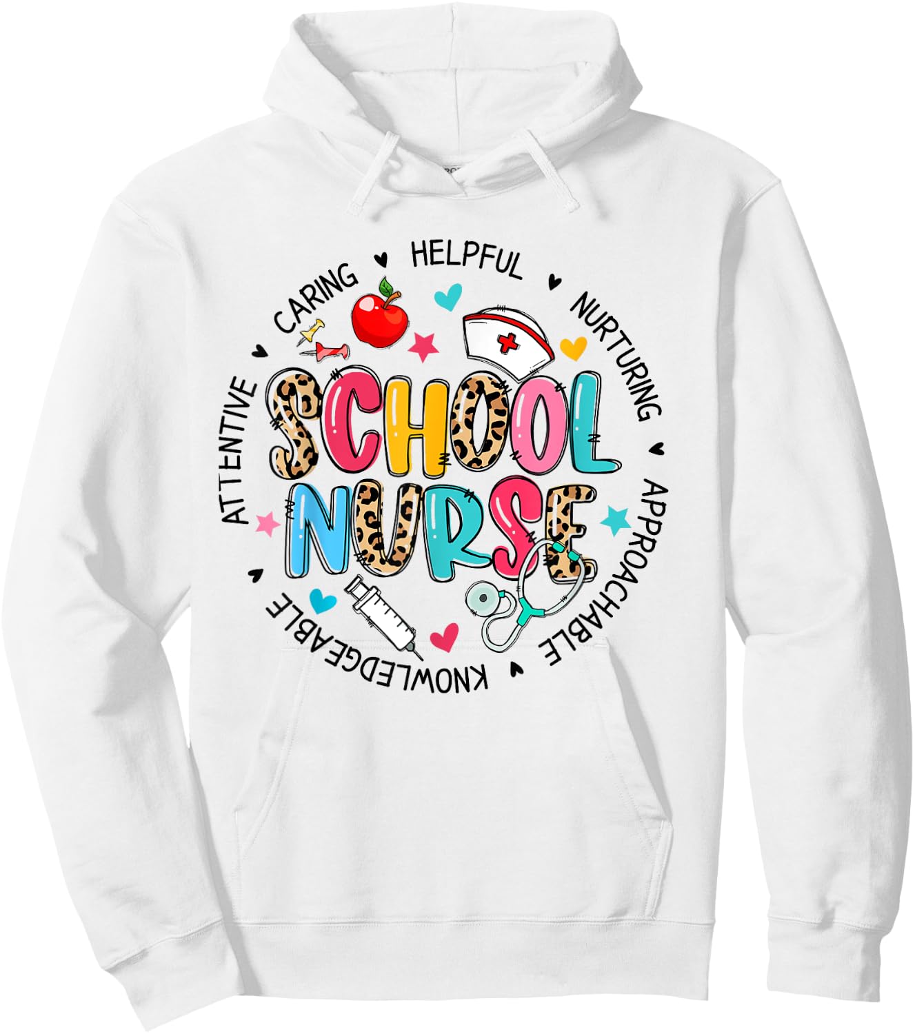 School Nurse Appreciation Back To School Nurse Hoodie - Hoodie | White