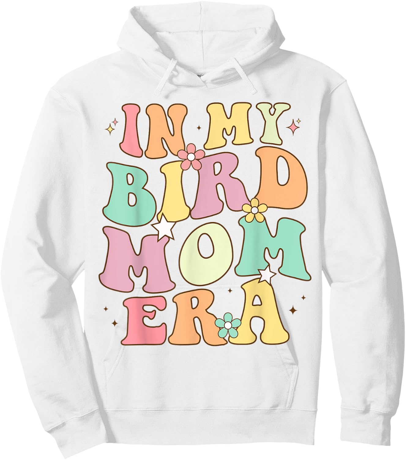 In my bird Mom era Funny Bird Lover Women birdwatching Hoodie - Hoodie | White