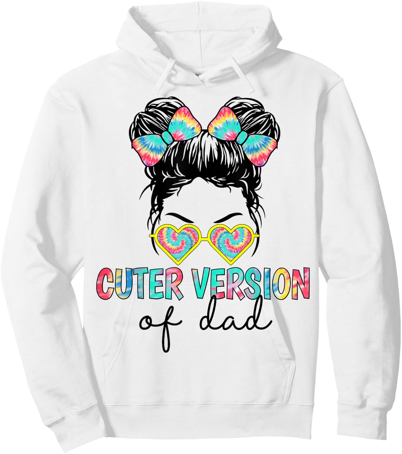 Cuter Version of Dad Hoodie - Hoodie | White
