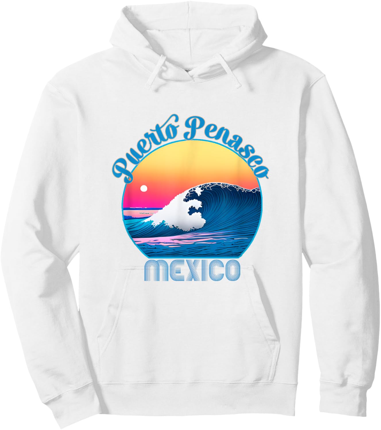 Puerto Penasco Souvenir Outfit - Retro Puerto Penasco Hoodie - Hoodie | White