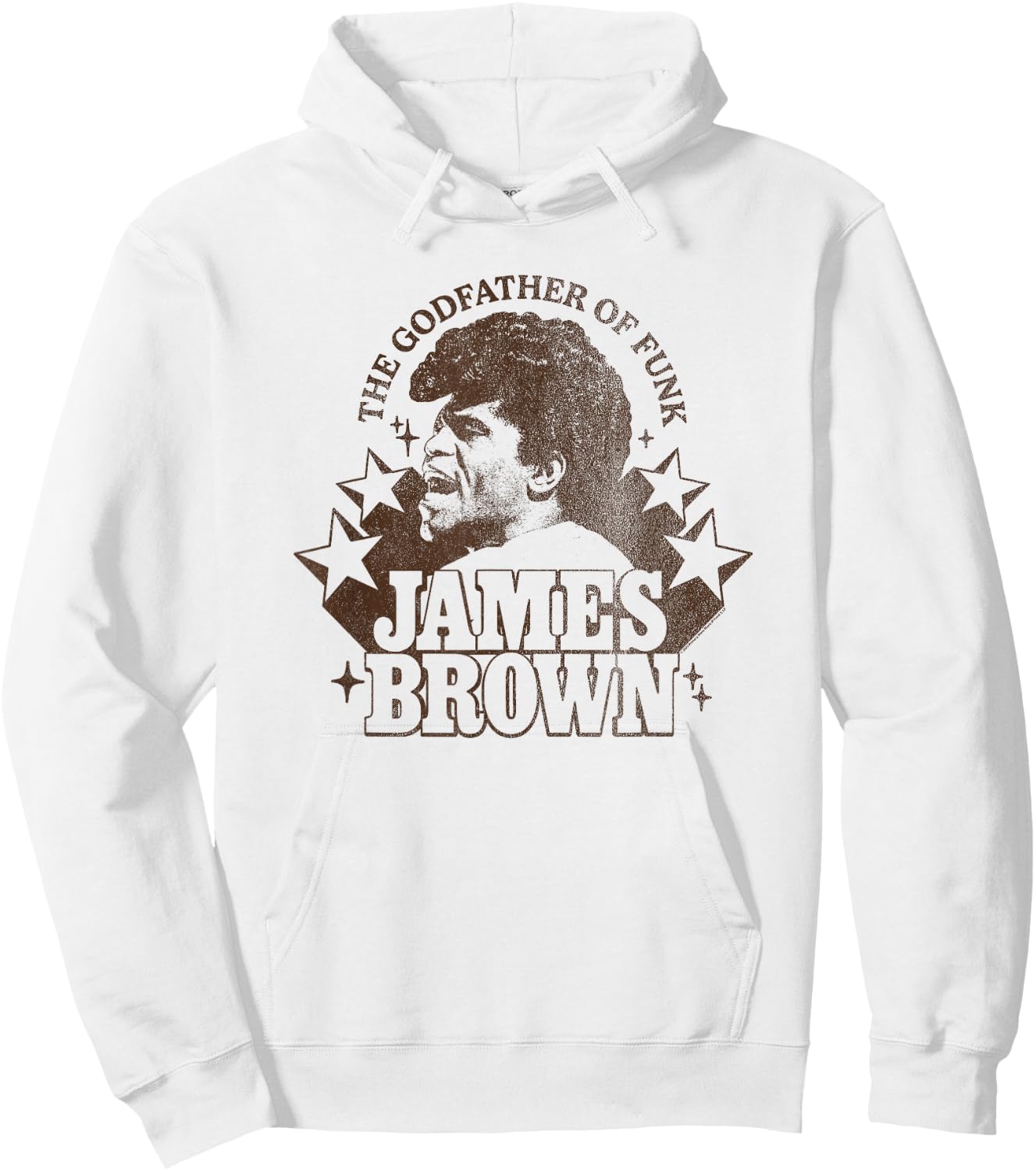 James Brown The Godfather of Funk Hoodie - Hoodie | White